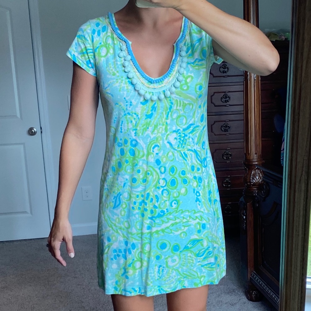 GUC Lilly Pulitzer Harper T-Shirt Dress XS
